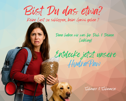 HydraPaw | die 3-in-1 Trink- & Futterflasche